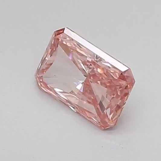 Diamant Lab Radiant 0.63 ct  Roz intens VS1 Certificat IGI