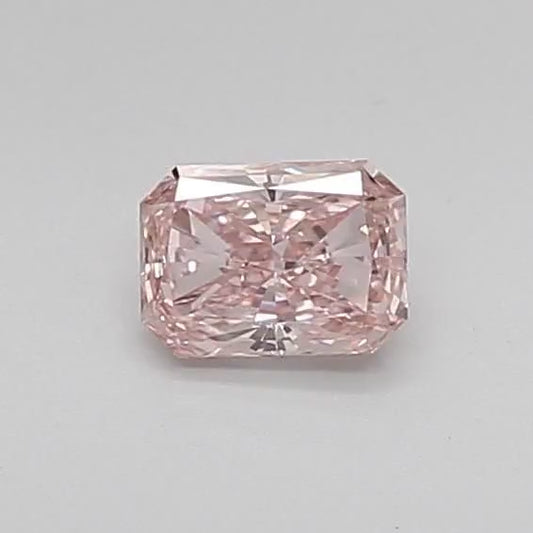 Diamant Lab Radiant 0.31 ct  Roz maro intens VVS2  Certificat IGI
