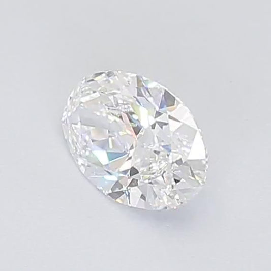 Diamant Lab Oval 0.68 ct E  VVS2 Certificat IGI