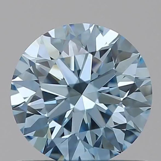 Diamant Lab Rotund 0.73 ct Albastru intens VVS2 Certificat IGI